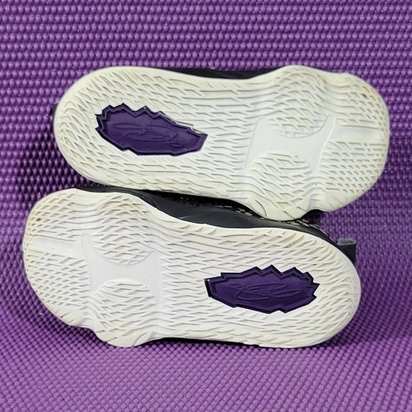 Nike Lebron XVIII TD 'Lakers' Athletic Shoes - Toddler 7C - Picture 6 of 6